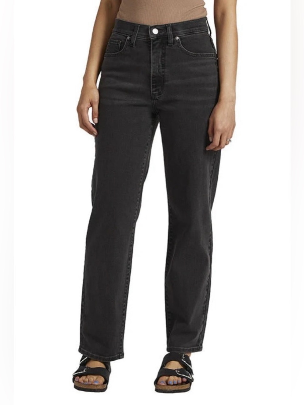 Silver Jeans Co. Black Denim Dad Jeans, Size 26 / 32